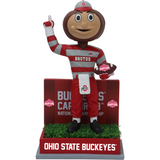 Brutus Buckeye Ohio State Buckeyes 2024 CFP National Champions Scoreboard Bobblehead
