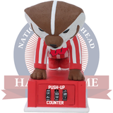 Bucky Badger Wisconsin Badgers Mascot Push-Up Counter Bobblehead (Presale)