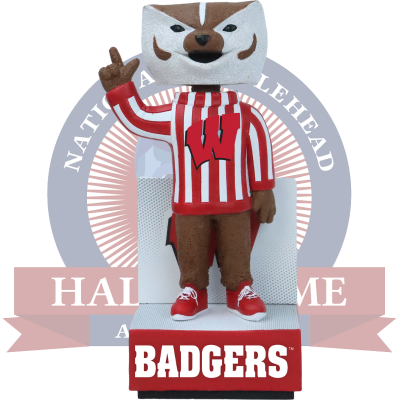 Bucky Badger Wisconsin Badgers Mascot Fight Song Bobblehead