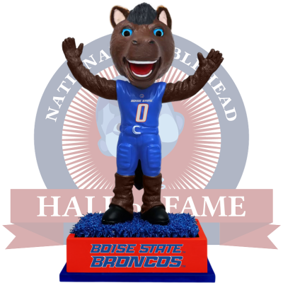 Buster Bronco Boise State Broncos Mascot Blue Turf Bobblehead (Presale)