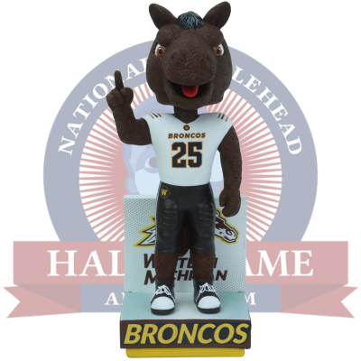 Buster Bronco Western Michigan Broncos Mascot Bobblehead (Presale)
