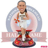 Caitlin Clark Indiana Fever 2024 Rookie of the Year White Jersey Bobblehead