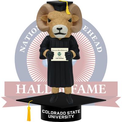 Cam the Ram Colorado State Rams Mascot Graduation Bobblehead (Presale)