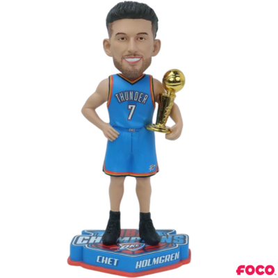 Oklahoma City Thunder 2025 NBA Champions Bobbleheads – National
