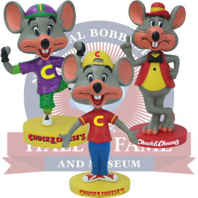 Chuck E. Cheese Vintage Bobbleheads (Presale)