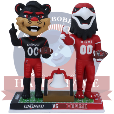 Cincinnati vs. Miami Football Rivalry Bobblehead (Presale)