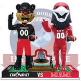 Cincinnati vs. Miami Football Rivalry Bobblehead (Presale)