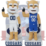 Cosmo the Cougar BYU Cougars Mascot Basketball Jersey Bobbleheads