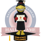 Cy the Cardinal Iowa State Cyclones Mascot Graduation Bobblehead (Presale)