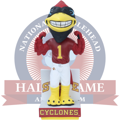 Cy the Cardinal Iowa State Cyclones Mascot Football Jersey Bobblehead