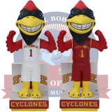 Cy the Cardinal Iowa State Cyclones Mascot Basketball Jersey Bobbleheads (Presale)