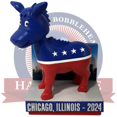 Democratic Donkey Chicago, Illinois 2024 Bobblehead