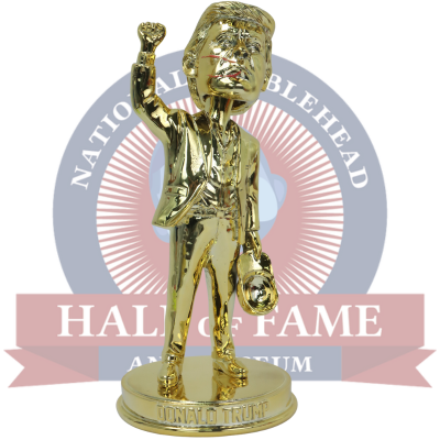 Donald Trump Fight Gold Bobblehead (Presale)