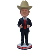 Donald Trump Cowboy Hat Bobblehead (Presale)