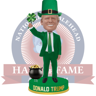 Donald Trump St. Patrick's Day Bobblehead (Presale)