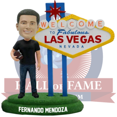 Fernando Mendoza Welcome to Las Vegas Sign Bobblehead (Presale)