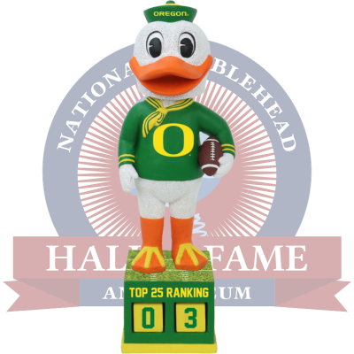 Oregon Ducks Football Top 25 Ranking Tracker Bobblehead (Presale)