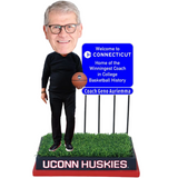 Coach Geno Auriemma UConn Huskies Win Record Bobbleheads (Presale)