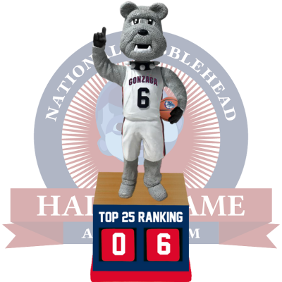 Gonzaga Bulldogs Basketball Top 25 Ranking Tracker Bobblehead (Presale)