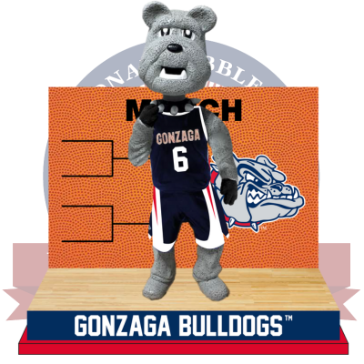 Gonzaga Bulldogs Basketball Spike the Bulldog Dancing in March Bobblehead (Presale)