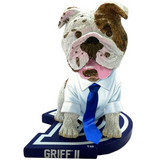 Griff II Drake Bulldogs Blue Tie Bobblehead (Presale)