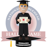 Herbie Husker Nebraska Cornhuskers Mascot Graduation Bobblehead (Presale)