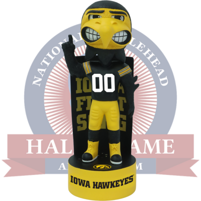 Herky the Hawk Iowa Hawkeyes Mascot School Song Bobblehead (Presale)