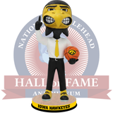 Herky the Hawk Iowa Hawkeyes Mascot Gold Tie Basketball Bobblehead (Presale)