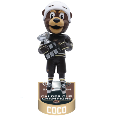 Coco the Bear Hershey Bears Mascot 2024 Calder Cup Champions Bobblehea ...