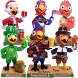 Holiday Margaritaville Parrot Bobbleheads (Presale)