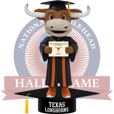 Hook 'Em Texas Longhorns Mascot Graduation Bobblehead (Presale)