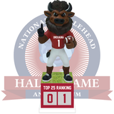 Hoosier the Bison Indiana Hoosiers Football Top 25 Ranking Tracker Bobblehead (Presale)