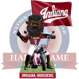 Hoosier the Bison Indiana Hoosiers Mascot Motorcycle Bobblehead (Presale)