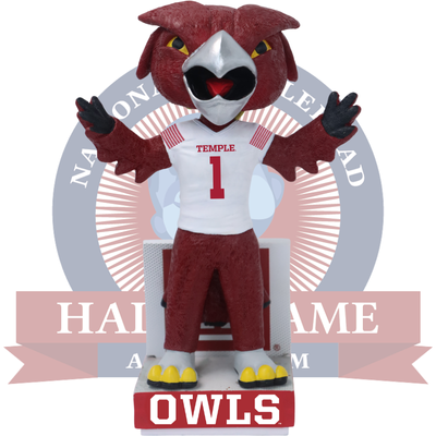 Hooter the Owl Temple Owls Mascot Bobblehead