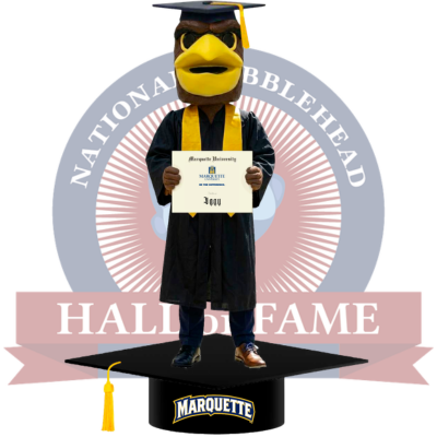 Iggy Marquette Golden Eagles Mascot Graduation Bobblehead (Presale)