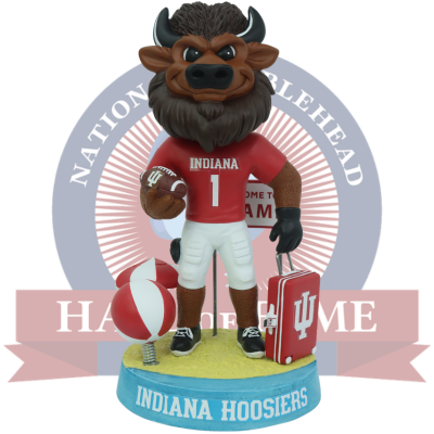 Indiana Hoosiers Hoosier the Bison Welcome to Miami Bobblehead (Presale)
