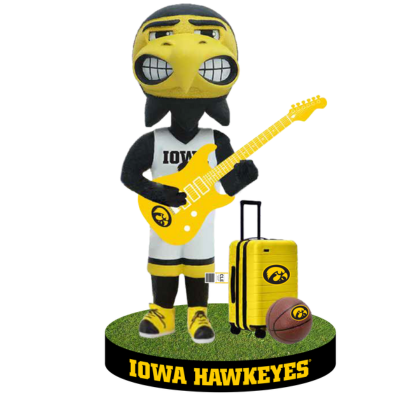 Iowa Hawkeyes Herky the Hawk Heading to Cleveland Bobblehead (Presale ...