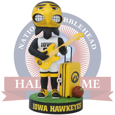 Iowa Hawkeyes Herky the Hawk Heading to Cleveland Bobblehead (Presale)