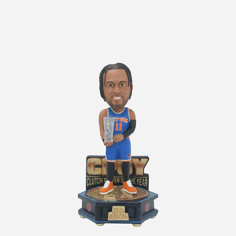 Jalen Brunson New York Knicks 2025 NBA Clutch Player of the Year Mini Bobblehead