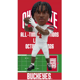 Jeremiah Smith Ohio State Buckeyes Record-Breaking Bobbleheads (Presale)