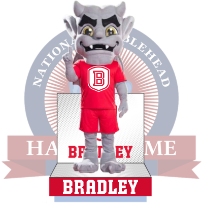 Kaboom! the Gargoyle Bradley Braves Mascot Bobblehead (Presale)