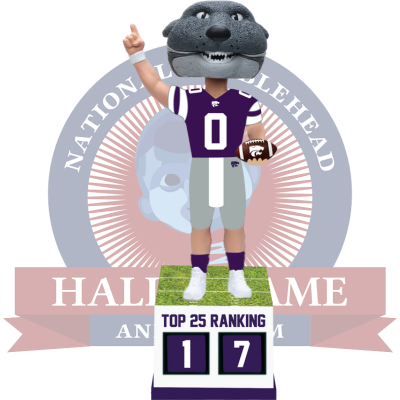 Kansas State Wildcats Football Top 25 Ranking Tracker Bobblehead (Presale)