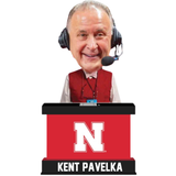 Kent Pavelka Nebraska Cornhuskers Talking Bobblehead (Presale)