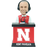 Kent Pavelka Nebraska Cornhuskers Talking Bobblehead (Presale)
