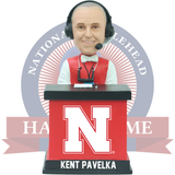 Kent Pavelka Nebraska Cornhuskers Talking Bobblehead (Presale)
