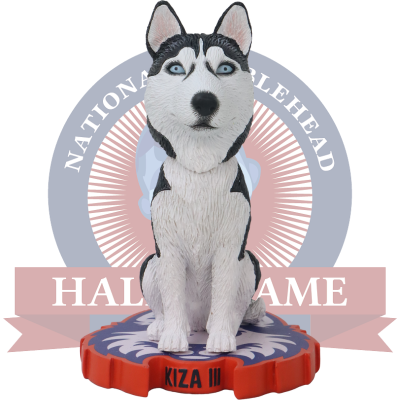 Kiza III Houston Christian Huskies Live Husky Bobblehead