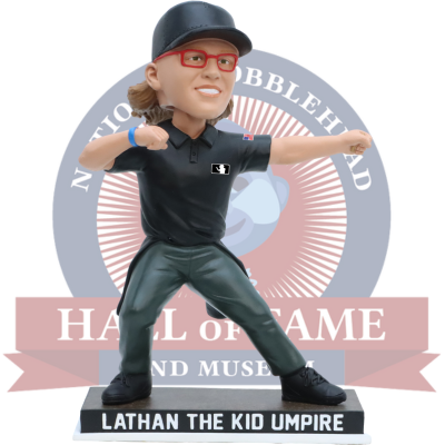 Lathan the Kid Umpire Bobblehead (Presale)