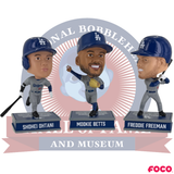 Los Angeles Dodgers 2025 World Series Champions 3 Pack Mini Bighead Bobbleheads