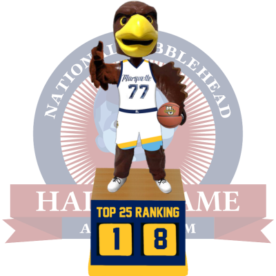 Marquette Golden Eagles Basketball Top 25 Ranking Tracker Bobblehead (Presale)