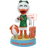 Miami Hurricanes Gertrude "Gigi" the Ibis Welcome to Miami Bobblehead (Presale)